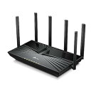 【中古】TP-Link WiFi ルーター dual_band WiFi6 PS5 対応 無線LAN 11ax AX4800 4324Mbps 5 GHz + 574 Mbps 2.4 GHz OneMesh対応 メーカー3年 Archer AX4