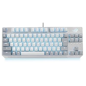 【中古】ASUS ゲーミングキーボード ROG Strix Scope NX TKL Moonlight White メカニカル 有線 日本語配列 ROG-NXスイッチ 80%レイアウト FPS RGBライテ 【中古】ASUS ゲーミングキーボード ROG Strix Scope NX TKL Moonlight White メカニカル 有線 日本語配列 ROG-NXスイッチ 80%レイアウト FPS RGBライテ
