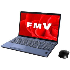 【中古】FMVA77B3Lメタリックブル- LIFEBOOK AHシリ-ズ 15.6型液晶