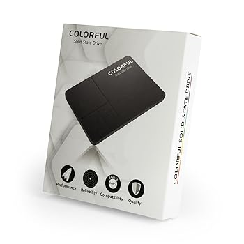【中古】Colorful SATA 6GbsSATA3.0対応、Silicon Motion SM2258XT搭載 2.5インチ SSD SL500 640G