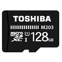 【中古】東芝 microSDXC 128GB 100MBs THN-M203K1280 UHS-I Toshiba 海外向パッケージ品