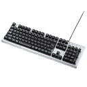 【中古】サンワサプライ バックライト機能キーボード USB-A メンブレン 109キー日本語109A配列 SKB-WAR3(2)