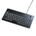 【中古】サンワサプライ トラックボールキーボード SKB-TR03BK(2)