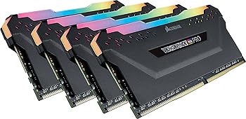 【中古】CORSAIR DDR4-2666MHz デスクトップPC用 メモリモジュール VENGEANCE RGB PRO シリーズ 32GB 8GB×4枚 CMW32GX4M4A2666C16
