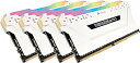 【中古】CORSAIR DDR4-3000MHz デスクトップPC用 メモリモジュール VENGEANCE RGB PRO シリーズ 32GB 8GB×4枚 C...