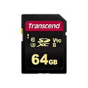 【中古】トランセンドジャパン トランセンド SDカード 64GB UHS-II U3 V90 Class10 最大読出し速度285MBs,最大書込速度180MBs 4K動画撮影データ復旧ソフ