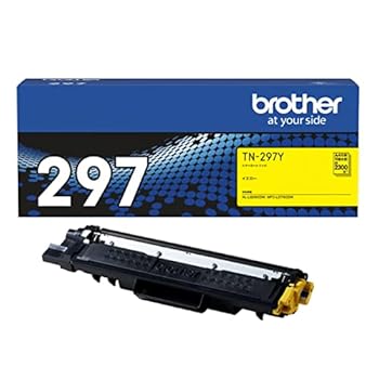 【中古】ブラザー工業 brother純正トナーカートリッジイエロー大容量 TN-297Y 対応型番:HL-L3230CDW、MFC-L3770CDW 他