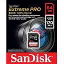 【中古】SanDisk 64GB Extreme PRO UHS-I SDXC 170MBs SDSDXXY-064G サンディスク 海外パッケージ品