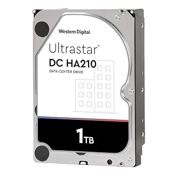 【中古】Western Digital HDD 1TB WD Ultrastar データセンター 3.5インチ 内蔵HDD HUS722T1TALA604