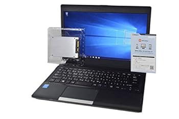 【中古】ノートパソコン Office搭載 SSD 512GB 新 品 換 装 東芝 TOSHIBA dynabook R734 第4世代 Core i5 4300M HD 13.3インチ 8GB512GBドライブ非搭載Wi