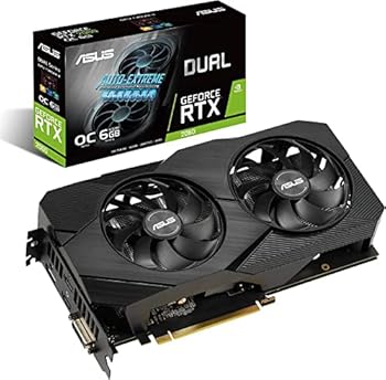 【中古】ASUS Dual GeForce RTX?2060 グラフィクスボード OC6GDDR62.5 slot DUAL-RTX2060-O6G-EVO