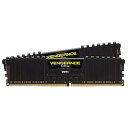 【中古】CORSAIR DDR4-3600MHz デスクトップPC用 メモリモジュール VENGEANCE LPX シリーズ 16GB 8GB×2枚 ブラック CMK16GX4M2D3600C18(2)
