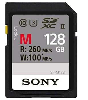 【中古】Sony SDXC 128GB UHS-II 260MBs 4K対応 U3 Class10 SF-M128 ソニー 並行輸入品