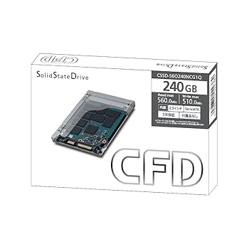 【中古】SSD 240GB 2.5inch リード560MBs ライト510MBs TLCHynix製 CSSD-S6O240NCG1Q