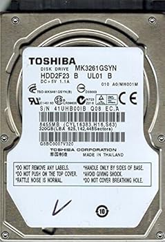 šToshiba MK3261GSYN HDD2F23 B UL01 B FW: A0MH001M THAILAND 320GB ¹...