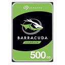 【中古】Seagate BarraCuda 3.5" 500GB 内蔵ハードディスク HDD 2 6Gbs 32MB 7200rpm 正規代理店品 ST500DM009