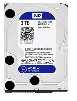 šWD Blue 3TB Desktop Hard Disk Drive - 5400 RPM SATA 6 Gbs 64MB Cac...
