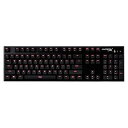 【中古】HyperX Alloy FPS ゲーミングキーボード 赤軸 FPSゲーム向け USB充電ポート LEDバックライト 2 HX-KB1RD1-NAA3