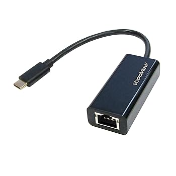 【中古】USB-C to LANRJ45 USB-Cポートギガビットイーサーネット LAN接続アダプタ vodaview製品