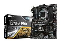 【中古】MSI H270-A PRO マザーボード Intel H270チップセット搭載 MB4136