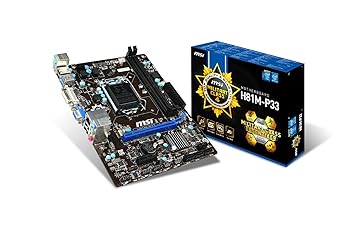 【中古】MSI H81M-P33 MATXマザーボード 第4世代CoreプロセッサHaswell対応 日本正規代理店品 MB2047 H81M-P33【メーカー名】【メーカー型番】【ブランド名】MSI マザーボード 【商品説明】MSI H81M-P33 MATXマザーボード 第4世代CoreプロセッサHaswell対応 日本正規代理店品 MB2047 H81M-P33当店ではレコード盤には商品タイトルに［レコード］と表記しております。表記がない物はすべてCDですのでご注意ください。当店では初期不良に限り、商品到着から7日間は返品を 受付けております。お問い合わせ・メールにて不具合詳細をご連絡ください。他モールとの併売品の為、完売の際はキャンセルご連絡させて頂きます。中古品の商品タイトルに「限定」「初回」「保証」「DLコード」などの表記がありましても、特典・付属品・帯・保証等は付いておりません。電子辞書、コンパクトオーディオプレーヤー等のイヤホンは写真にありましても衛生上、基本お付けしておりません。※未使用品は除く品名に【import】【輸入】【北米】【海外】等の国内商品でないと把握できる表記商品について国内のDVDプレイヤー、ゲーム機で稼働しない場合がございます。予めご了承の上、購入ください。掲載と付属品が異なる場合は確認のご連絡をさせて頂きます。ご注文からお届けまで1、ご注文⇒ご注文は24時間受け付けております。2、注文確認⇒ご注文後、当店から注文確認メールを送信します。3、お届けまで3〜10営業日程度とお考えください。輸入商品は10営業日から30営業日前後でのお届けとなります。4、入金確認⇒前払い決済をご選択の場合、ご入金確認後、配送手配を致します。5、出荷⇒配送準備が整い次第、出荷致します。配送業者、追跡番号等の詳細をメール送信致します。6、到着⇒出荷後、1〜3日後に商品が到着します。　※離島、北海道、九州、沖縄は遅れる場合がございます。予めご了承下さい。お電話でのお問合せは少人数で運営の為受け付けておりませんので、お問い合わせ・メールにてお願い致します。★お客様都合によるご注文後のキャンセル・返品はお受けしておりませんのでご了承ください。0