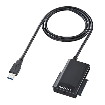 【中古】サンワサプライ HDDコピー機能SATA - USB3.0変換ケーブル 1.0m USB-CVIDE4