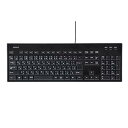 【中古】バッファロー BUFFALO USB接続 有線 ウォッシャブル キーボード 丸洗い対応モデル ブラック BSKBU12BK WindowsPS4PS3対応(2)