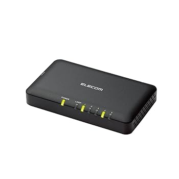 【中古】エレコム Giga対応スイッチングHub5ポート電源外付ブラック 【中古】エレコム Giga対応スイッチングHub5ポート電源外付ブラック