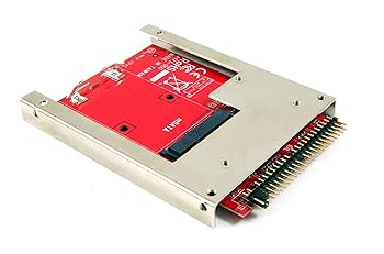 【中古】Ableconn IIDE-MSAT mSATA SSD をアルミフレーム・ブラケット ? ラッチ 2.5 インチ IDE アダプ..