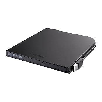 šBUFFALO Surfaceб 񤭹ߥեź ֥Ǽ ȥ饹ॿ ݡ֥DVD ֥å DVSM-PT58U2V-BKC