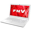 【中古】富士通 LIFEBOOK AH50X 15.6型 ノートパソコン アーバンホワイト FMVA50XWP