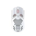 【中古】ハイパーエックスHyperX HyperX Pulsefire Hasteワイヤレスゲーミングマウス ゲーマー向け 超軽量六角シェルデザイン 62グラム ホワイト 2 4P5D8