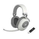 【中古】CORSAIR HS65 WIRELESS ワイヤレスゲーミングヘッドセット PCPS5PS4対応 ホワイト CA-9011286-AP2
