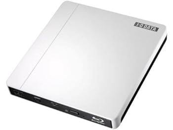 【中古】I-O DATA BDXL・3D再生対応 ポータブルブルーレイドライブ パールホワイト BRP-U6C