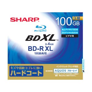 【中古】シャープ 4倍速対応BD-R XL 1枚パック 100GB ホワイトプリンタブルSHARP VR-100DR1 PC 【中古】シャープ 4倍速対応BD-R XL 1枚パック 100GB ホワイトプリンタブルSHARP VR-100DR1 PC
