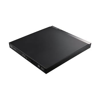 【中古】ロジテック ブルーレイドライブ 外付け USB3.0 再生 編集 保存ソフト 9.5mm薄型ドライブ ブラ..