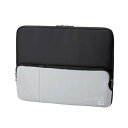 【中古】エレコム パソコンケース PCケース 15.6インチ macbook pro 15 ケース 小物収納ポケット付 ブラック BM-IBPT15BK(2)