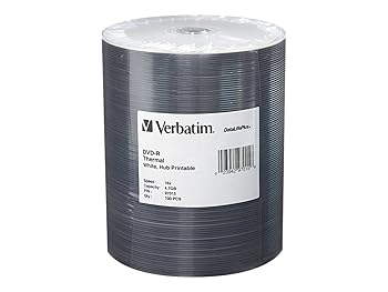 【中古】VERBATIM 97015 DVD-R 4.7GB 16X W TP EVR HUB 100PK