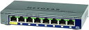 【中古】NETGEAR レイヤー2スマートスイッチ ギガビット8ポートVLAN QoS ACL LAG PoE受電 マグネット GS108T-200JPS