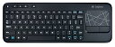 【中古】Logitech Wireless Touch Keyboard K400 with Built-In Multi-Touch Touchpad, Black 並行輸入