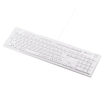 【中古】サンワサプライ スリムキーボード メンブレン ホワイト SKB-SL16W 【中古】サンワサプライ スリムキーボード メンブレン ホワイト SKB-SL16W