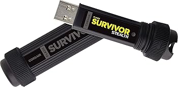 šCORSAIR 륻 USB3.0 Flash USB Survivor Stealth꡼ ѵǥ CMFSS3B-128GB