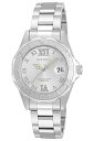 【中古】Invicta Women's 12851 Pro Diver Silver Dial Watch with Crystal Accents