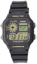 【中古】カシオスタンダード 腕時計 AE-1200WH-1B 逆輸入品