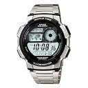 【中古】CASIO カシオ AE-1000WD-1A AE1000WD-1A スポーツ ワールドタイム搭載 メタルベルト メンズウォッチ 腕時計 並行輸入品