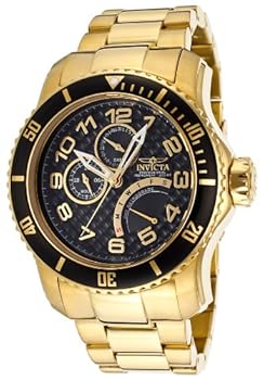 【中古】インビクタInvicta 腕時計 15341 Pro Diver Black Textured Dial 18K Gold Plated Stainless Steel メンズ 並行輸入品 【中古】インビクタInvicta 腕時計 15341 Pro Diver Black Textured Dial 18K Gold Plated Stainless Steel メンズ 並行輸入品
