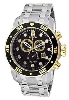 šۥӥInvicta ӻ 80039 Pro Diver Chronograph Black Dial Stainless ...