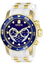 【中古】Invicta Men 's ' Pro Diver ' QuartzステンレススチールCasual Watch , Color : gold-toned モデル: 20288?