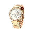 【中古】マイケルコースMICHAEL KORS 腕時計 パーカー 39mm クロノグラフ ホワイトシェル MK5491 レディース 並行輸入品