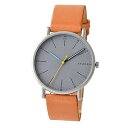 【中古】スカーゲン SKAGEN シグネチャー SIGNATUR クオーツ メンズ 腕時計 SKW6373 グレーライトブラウン 並行輸入品